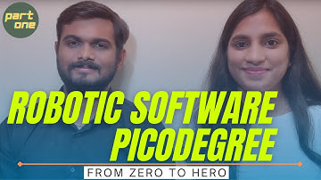 Robotics Software Engineer PicoDegree | Introduction | ROS with Webots  | Part 1