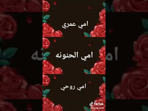 يا اغلى من كلشي عندي يا امي