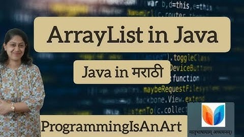 ArrayList in Java | Java Collection Framework | in Marathi