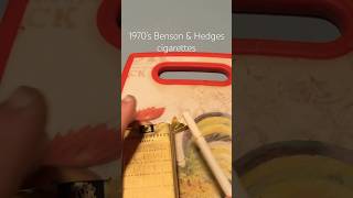 Opening sealed packs of vintage 1970’s Benson & Hedges cigarettes review clip #funny #shorts #love