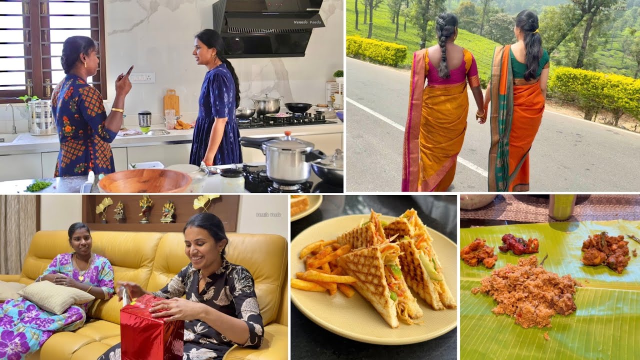 மீண்டும் சந்திப்பு...Unexpected Surprise Gift | Bestie Reunion,Non-Veg Virunthu| Vennila Veedu Vlogs