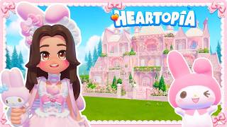 My Melody Gave Me 24 Hours to Build Her DREAM HOME 🌷 in HEARTOPIA *Sanrio Event*