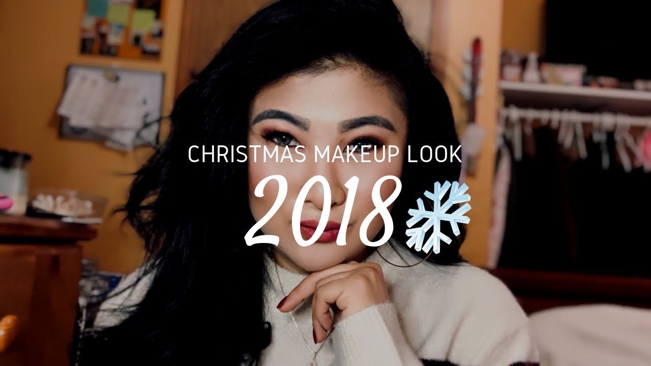 CHRISTMAS MAKEUP LOOK| 2018