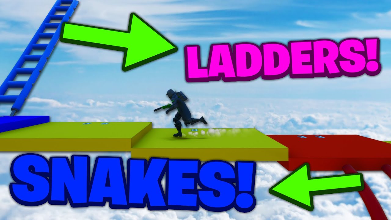We Played SNAKES AND LADDERS In Fortnite! YouTube