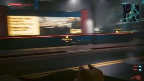 Cyberpunk 2077 invisible hand gun