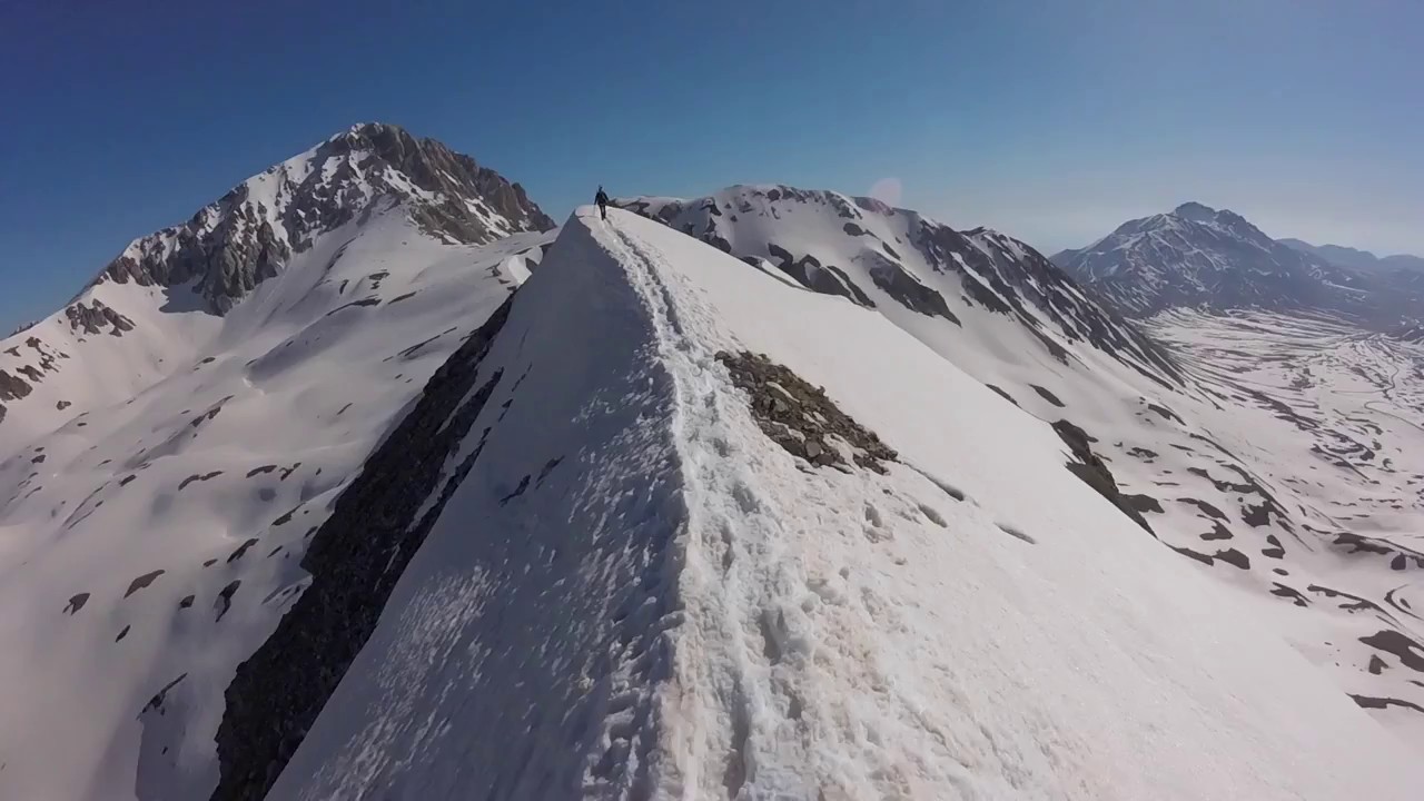 Direttissima Al Corno Grande In Ambiente Innevato YouTube