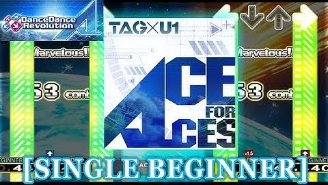 【DDR A】 ACE FOR ACES [SINGLE BEGINNER] 譜面確認＋クラップ