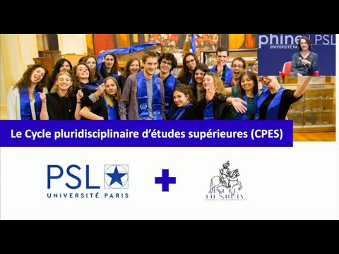 Cycle Pluridisciplinaire d'Etudes Supérieures (Université PSL) - Samedi des Lycéens 2022