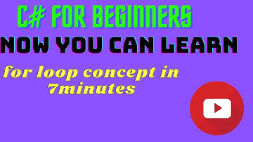 C# FOR LOOP CONCEPT | HOW TO REVERSE A NUMBER USING FOR LOOP