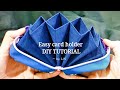 Easy card holder DIY TUTORIAL丨卡片包制作教学 #HandyMum