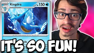 This Kingdra Deck Is SO Much FUN To Play! One Hit KO Snipe Attack! Paradox Rift PTCGL