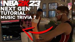 How to do Fashion Trivia 7 in NBA 2K23 NBA 2K23 Next Gen Tutorial