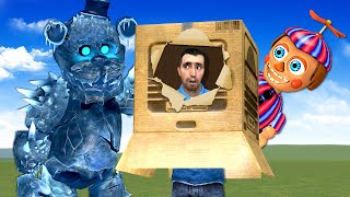 HIDING FROM FNAF IN A BOX!  Garry's Mod Slasher