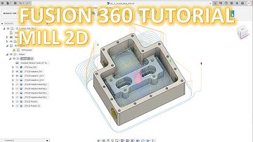 Fusion 360 Tutorial #60 | Mill 2D Toolpath Machining