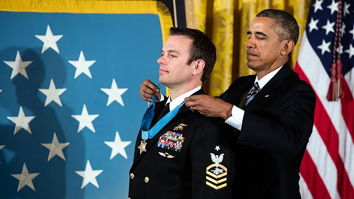 The President Presents the Medal of Honor to U.S. Navy Senior Chief Edward Byers, Jr.