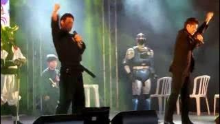 Jiraya e Jiban Cantando juntos Anime Friends 2016