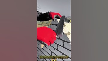 Daily Worker Process of Installing Final Wall Capstone #dailywork