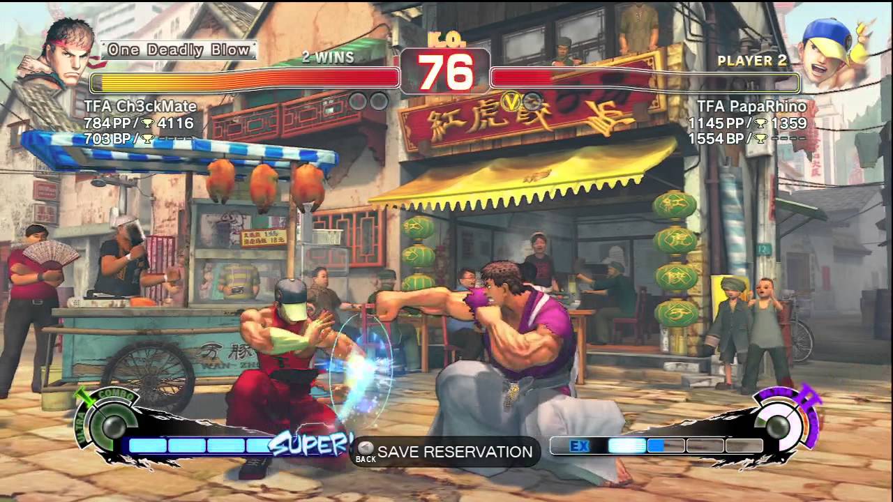 Ch3ckMate (RYU) vs Papa Rhino (YUN) #4