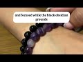 Amethyst + Black Obsidian Bracelet | Intuition + Protection in One Powerful Pair | La Tatva