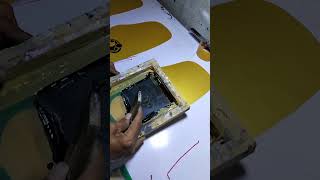 Premium Screen Printing Process on Grand Boxing Gloves 🎨