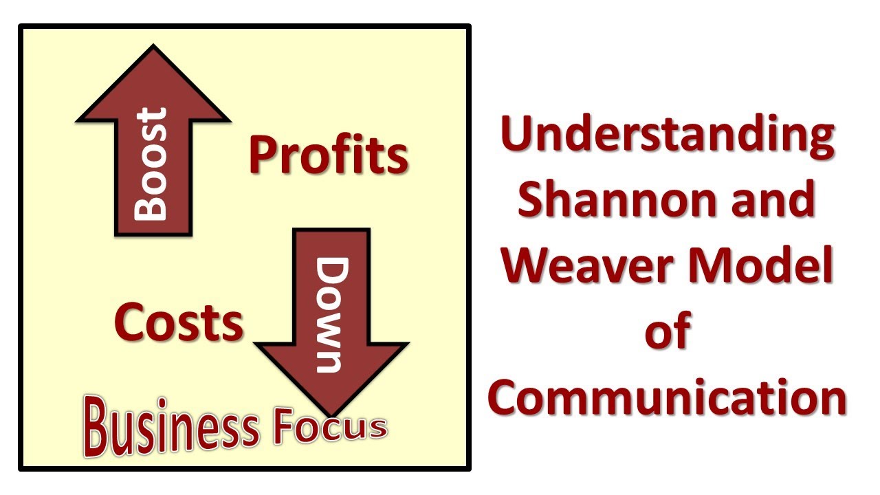 Understanding Shannon and Weaver Model of Communication YouTube