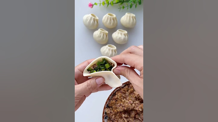 The method of making dumplings