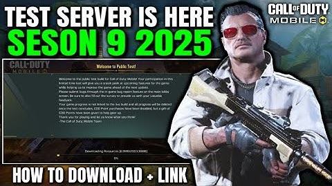 Cod Mobile Season 9 2025 Test Server is Here | Codm Test Server 2025 | How to Download + Link