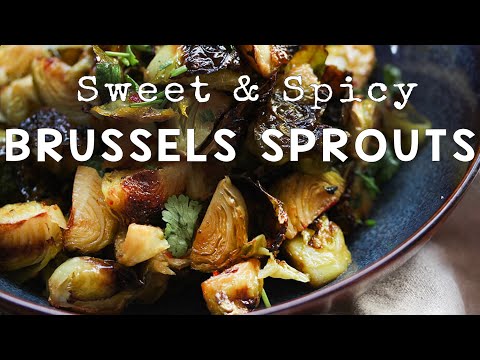 Roasted Brussels Sprouts with Maple Mustard Sauce