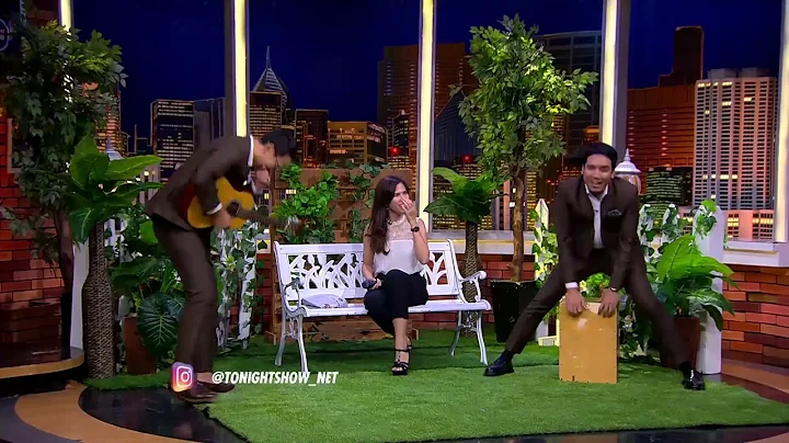 Gaya Terbaru Desta Saat Ngejam Bareng Michelle Joan
