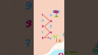 draw a checkered path with numbers? #drawing #line #maths #quiz #shorts