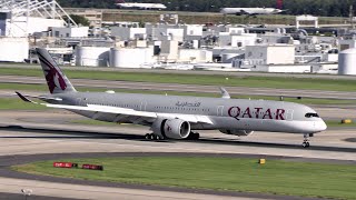 WHAT IS QATAR? AWFUL BIG PLANE FOR ATLANTA | Qatar 755 | A350-1000 | Lands ATL 26R