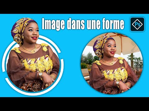 Vidéo: Comment insérer une image dans une forme dans Photoshop ?