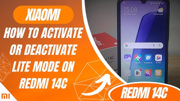 How to activate or deactivate lite mode on Redmi 14C
