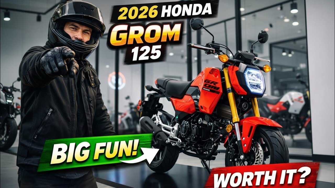 2026 Honda Grom 125 Review – Small Bike, BIG Fun! | Bike World