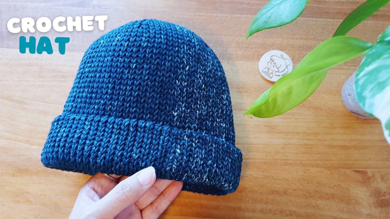 Crochet Beanie Hat | Vivi Berry Crochet - YouTube