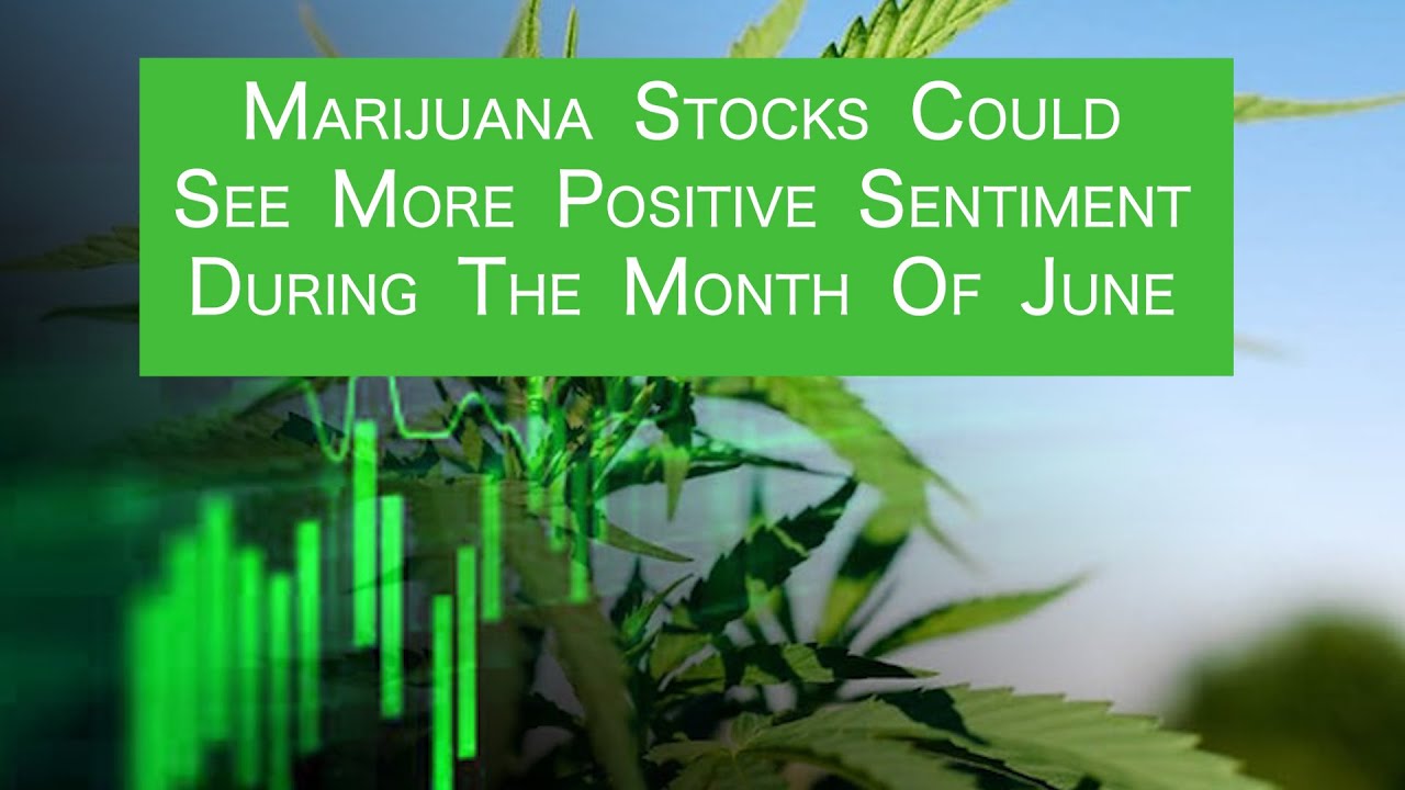 Marijuana Stocks Could See More Positive Sentiment During The Month Of June