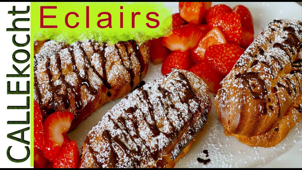 Liebesknochen oder gefüllte Eclairs einfach selber machen - Rezept