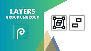 How to Organize Layers Group Ungroup in Photopea