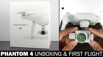 DJI Phantom 4 Smart Drone Unboxing & First Flight Test