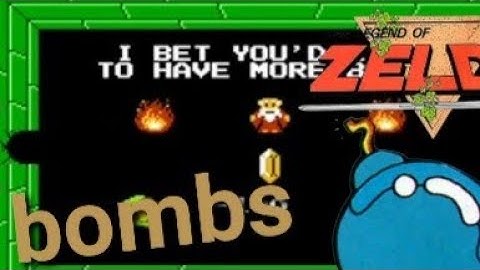 how to get the big bomb bag Zelda NES
