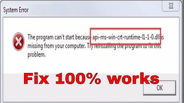 How to Fix Error obs api-ms-win-crt-runtime-l1-1-0.dll  [100% Solved] Urdu/Hindi