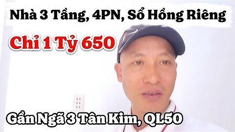💥 Tài chính 1 tỷ, cần nhà có 4 PN, Sổ hồng riêng gần ngã 3 Tân Kim mời anh chị về Khu phố Kim Định 😊