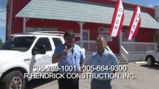 Hendrick Construction Marathon, Florida Keys General Contractor - video by Conch Records