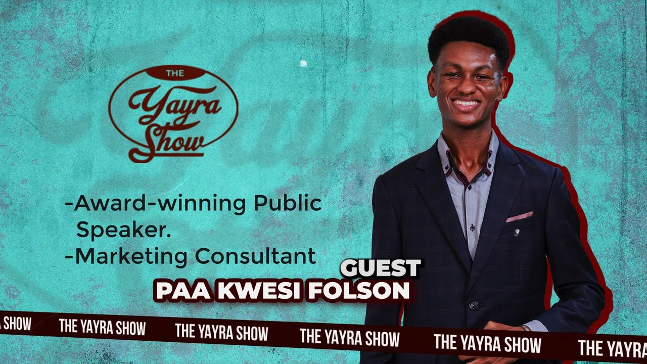 How to build confidence, generate income & make an impact through public speaking (Paa Kwesi Folson)
