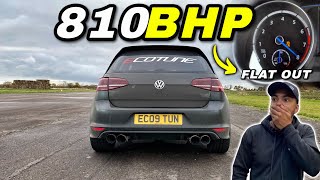 THE GOLF R FROM HELL.. 800BHP FULL THROTTLE PULLS