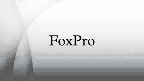 FoxPro