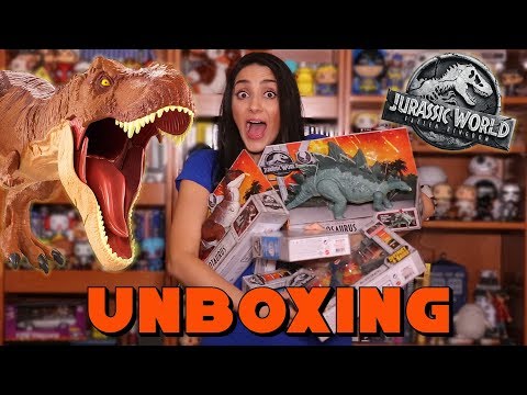 ¡Mi primer unboxing! Abriendo juguetes de Jurassic World