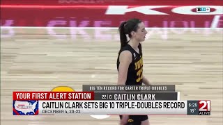 This Day in History: December 4, 2022: Caitlin Clark sets Big 10 triple-doubles record