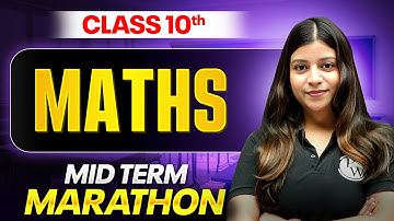 ICSE Class 10 Maths in One Shot  | Ace Mid Term Marathon Series | Term 1 Exams