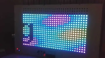 32x20 WS2801 RGB LED pixel matrix Art-Net/DMX input
